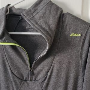 Must go! Asics 1/4 zip running pullover